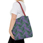 Purple Tropical Bliss Tote Bag