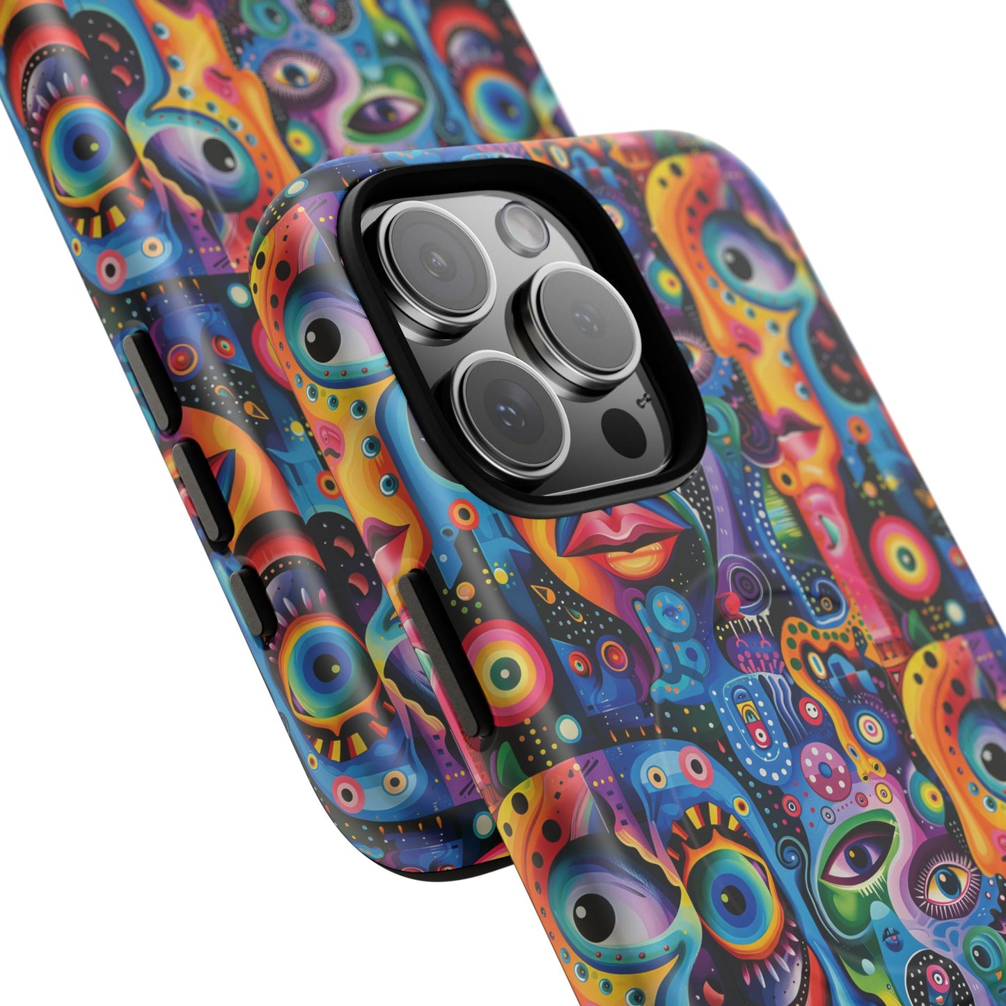 Psychedelic Visions Tough iPhone Magnetic Case - Unique Art iPhone Cover