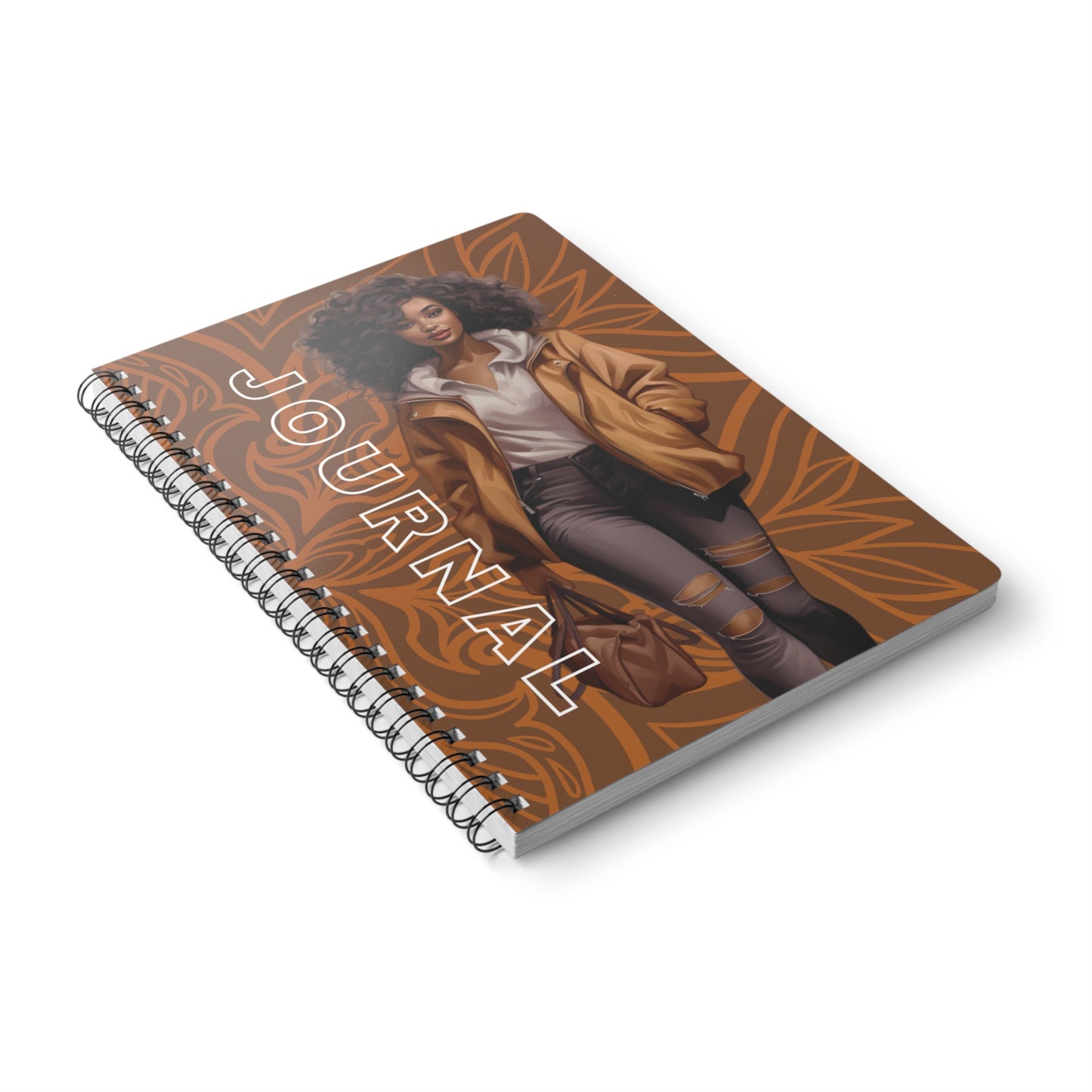 Stylish Wirobound Softcover Notebook, A5 - Aesthetic Journal, Note-Taking Diary, Gift for Writers, Ideal for Students