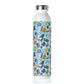 Blue Academic Adventures Slim Water Bottle