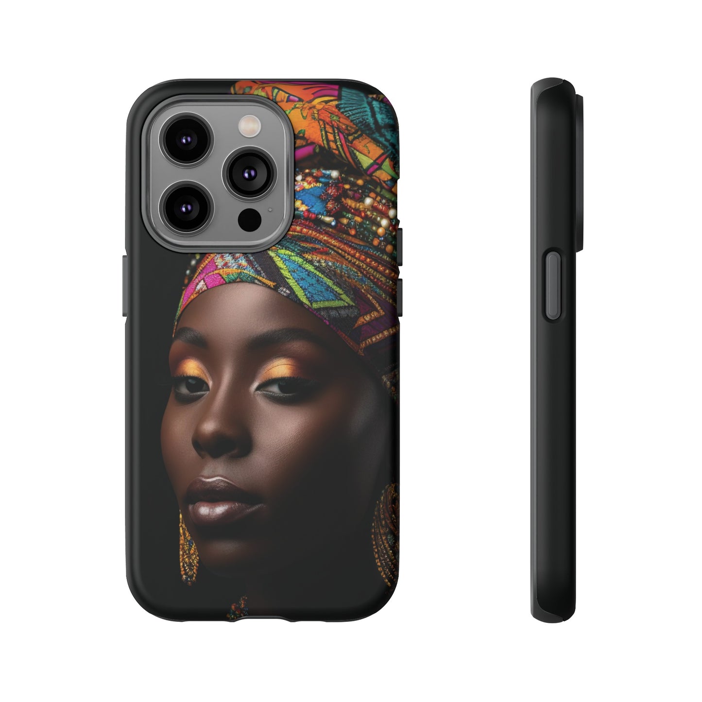 Regal Reflections: African Majesty iPhone Cases