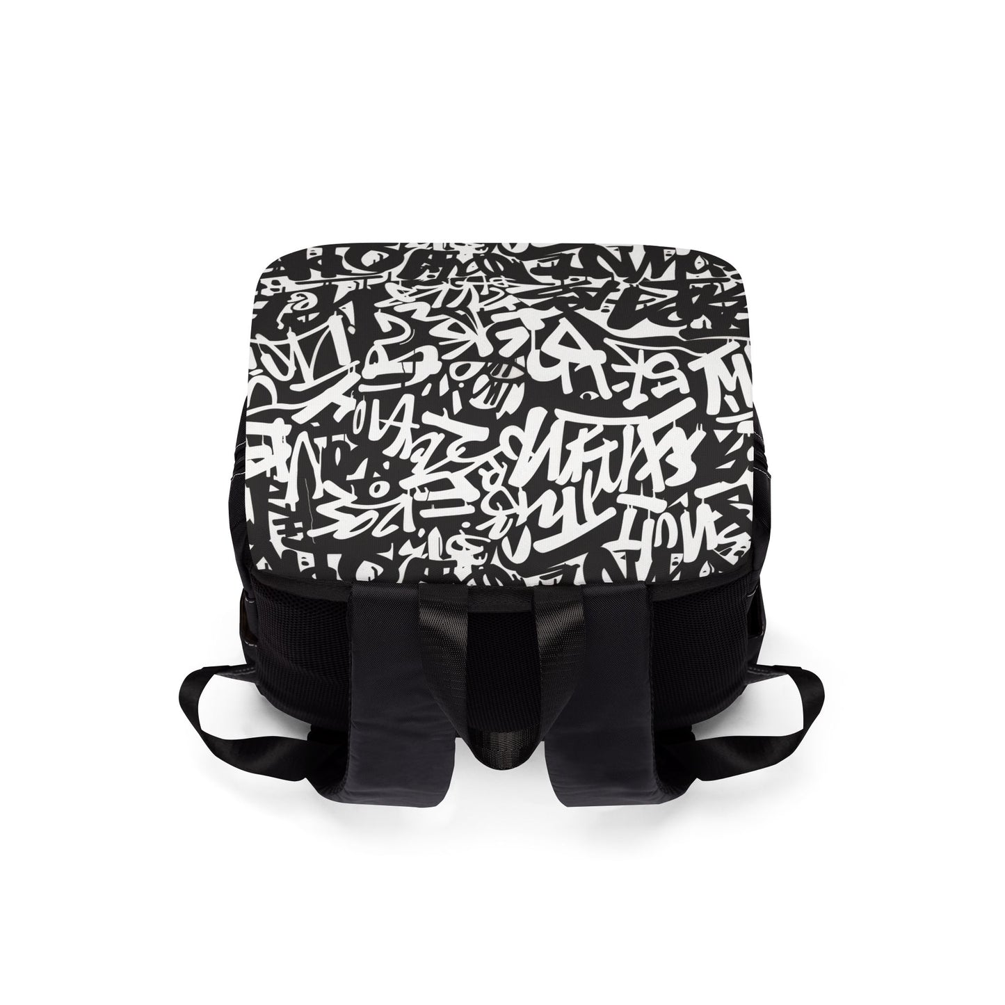 Urban Graffiti Unisex Casual Shoulder Backpack