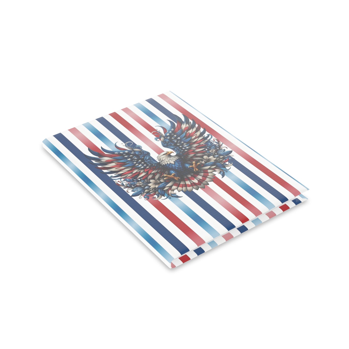 Patriotic Pride Hardcover Notebook with Puffy Covers