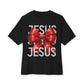 JESUS Charm Unisex Oversized Bella Canvas Boxy Tee