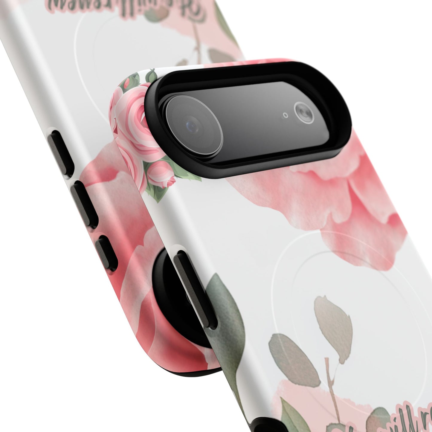 You will Renew your Strength Isaiah 40:11, Inspirational Gift, Tough iPhone Magnetic Case Scripture, Floral Bible Verse, MagSafe® iPhone®, iPhone 14, iPhone 15, iPhone 16, Pro, Pro Max, Plus.