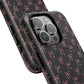 Coquette Chic Bow-Patterned Tough Magnetic iPhone Case, Stylish Gift for Her, Protective iPhone Cover, Trendy Accessory, iPhone Birthday Gift, Fashionable Tech