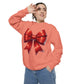 Bow Charm Valentines Unisex Comfort Colors Garment-Dyed Sweatshirt