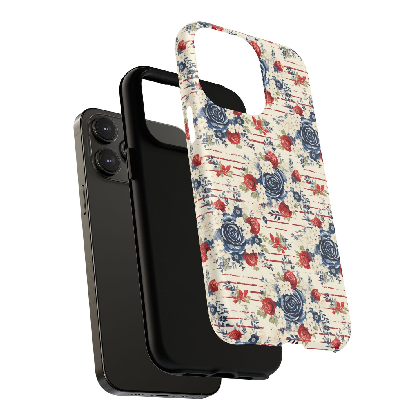 Rose & Glory Tough iPhone Magnetic Case, Vibrant Protective Cover, Stylish Gift for Her, Floral Design, iPhone Accessories, Anniversary Gift