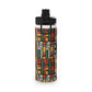 Tribal Harmony Stainless Steel Water Bottle, Sports Lid