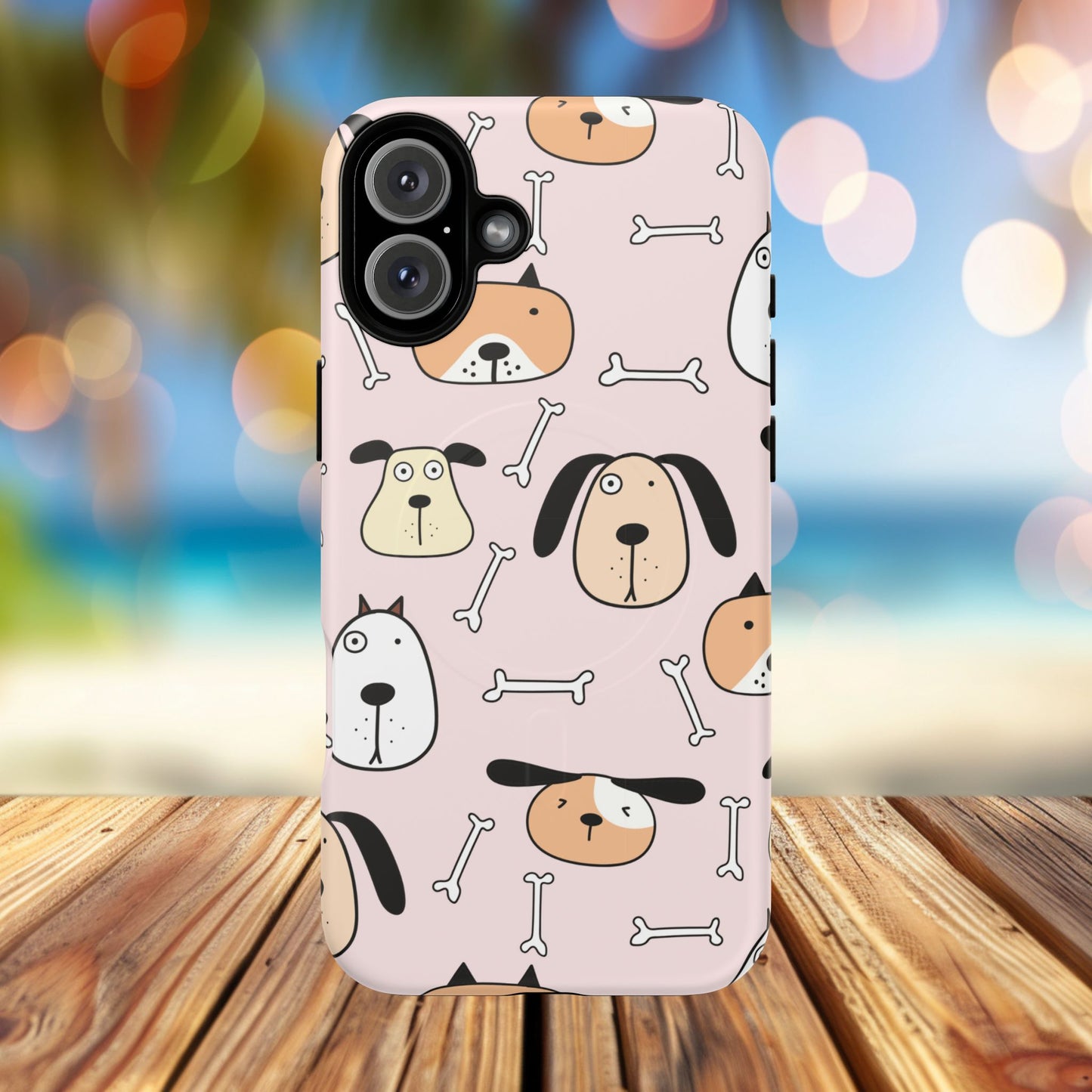 Cute Dog iPhone Case, Tough Magnetic Cases for Pet Lovers, Dog-Themed Accessories, Gift for Dog Owners, Unique iPhone Cover