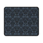 Opulent Dusk  Elegant Non-Slip Gaming Mouse Pad - Stylish Black Damask Design.