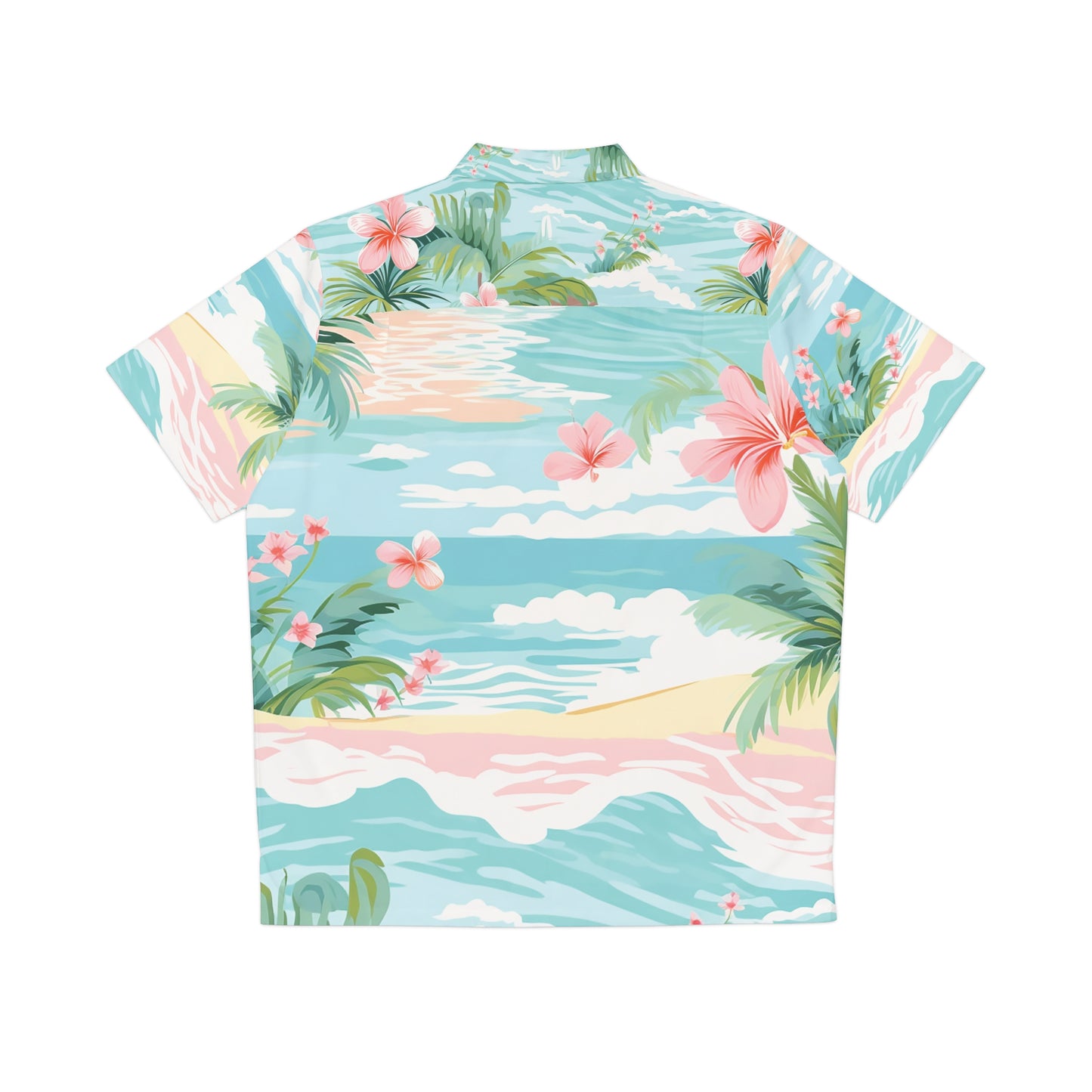 Tropical Escape Men's Hawaiian Shirt (AOP)