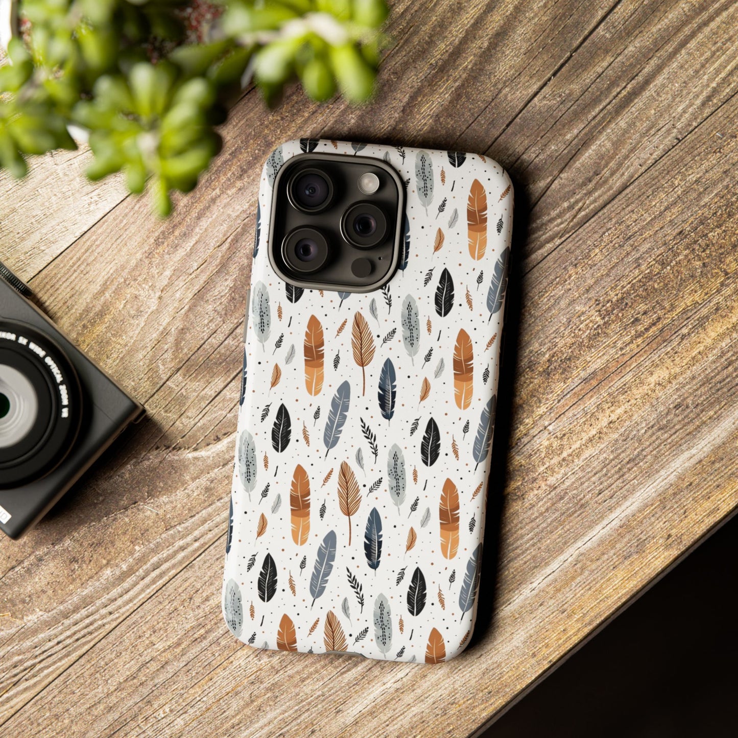 Whispering Feathers iPhone Tough Cases