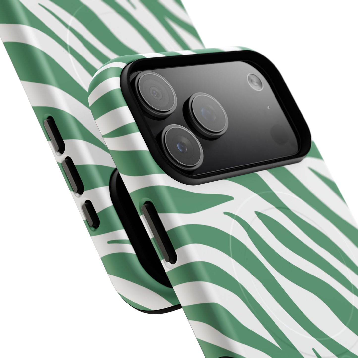 Trendy Zebra Print iPhone Case, Stylish Tough Magnetic Case for iPhone, Animal Print Accessory, Unique iPhone Cover, Gift for Animal Lovers