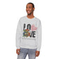 LOVE always Valentines Unisex Heavy Blend Crewneck
