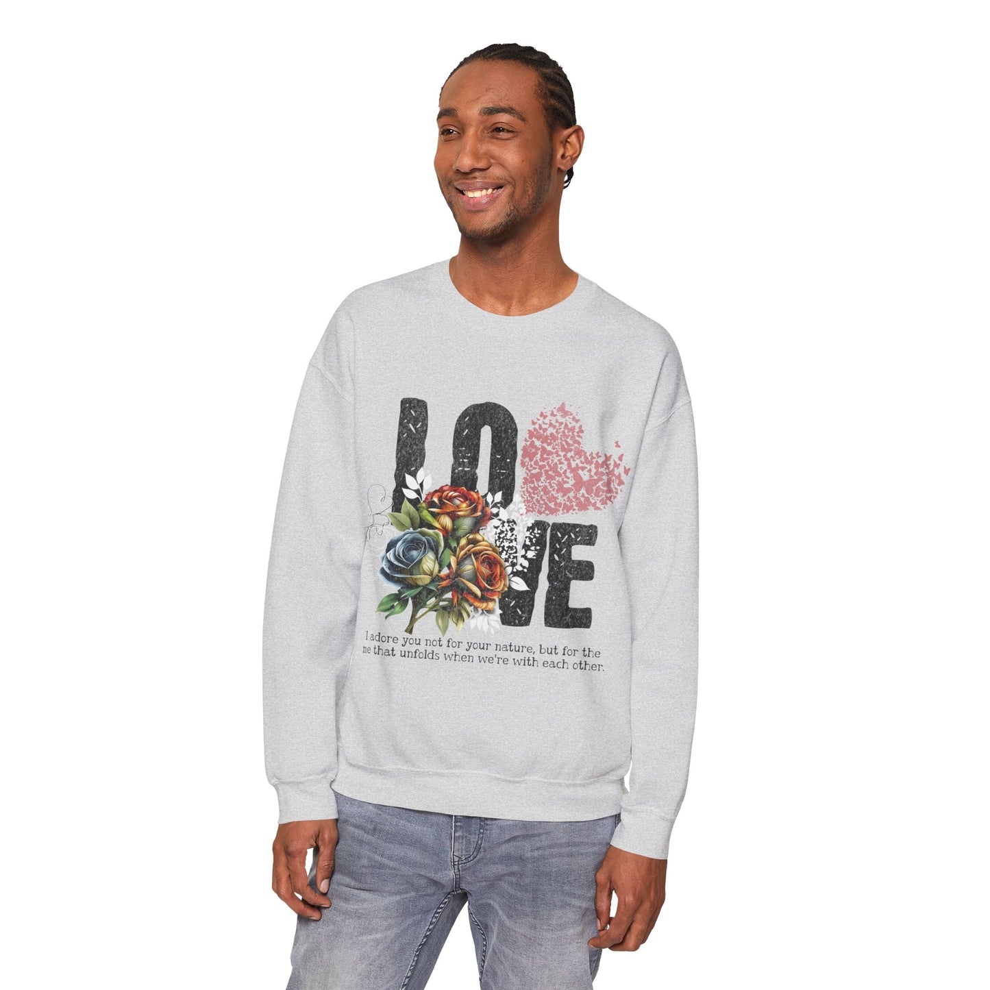LOVE always Valentines Unisex Heavy Blend Crewneck