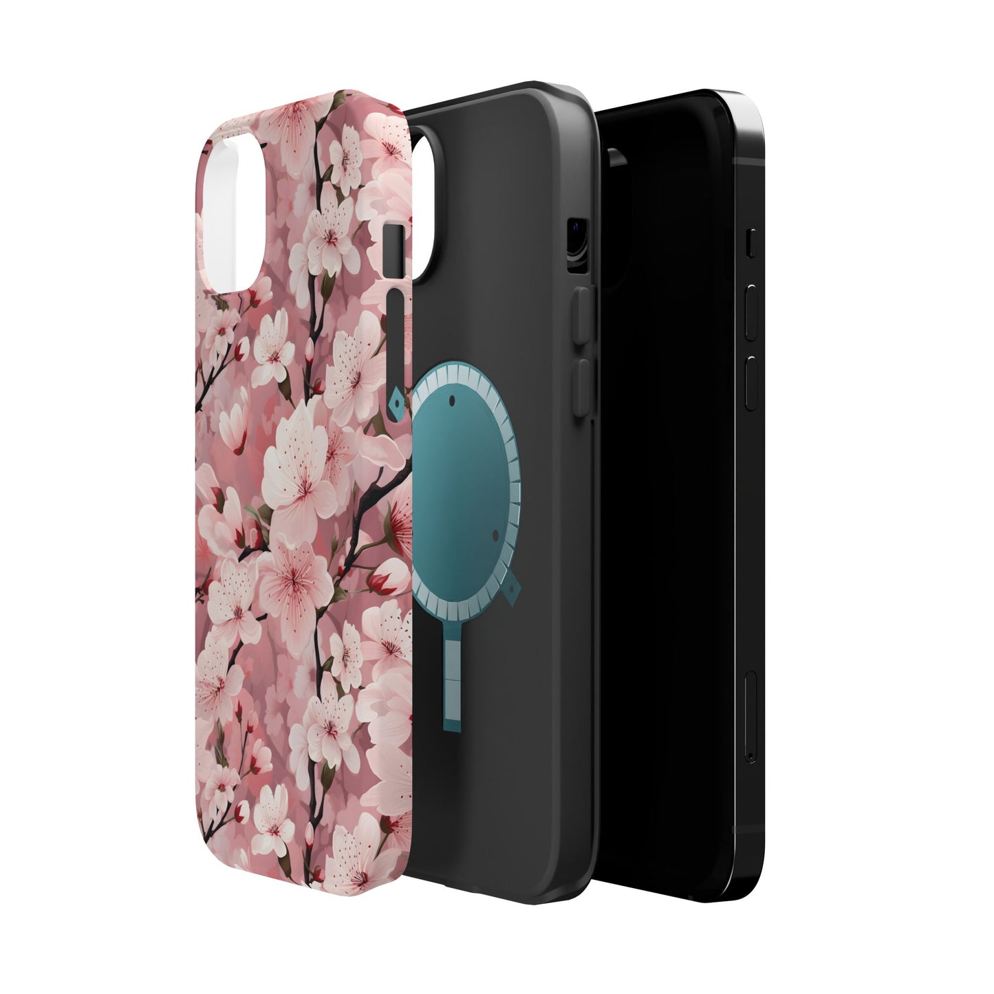 Cherry Blossom Magnetic Tough iPhone Cases