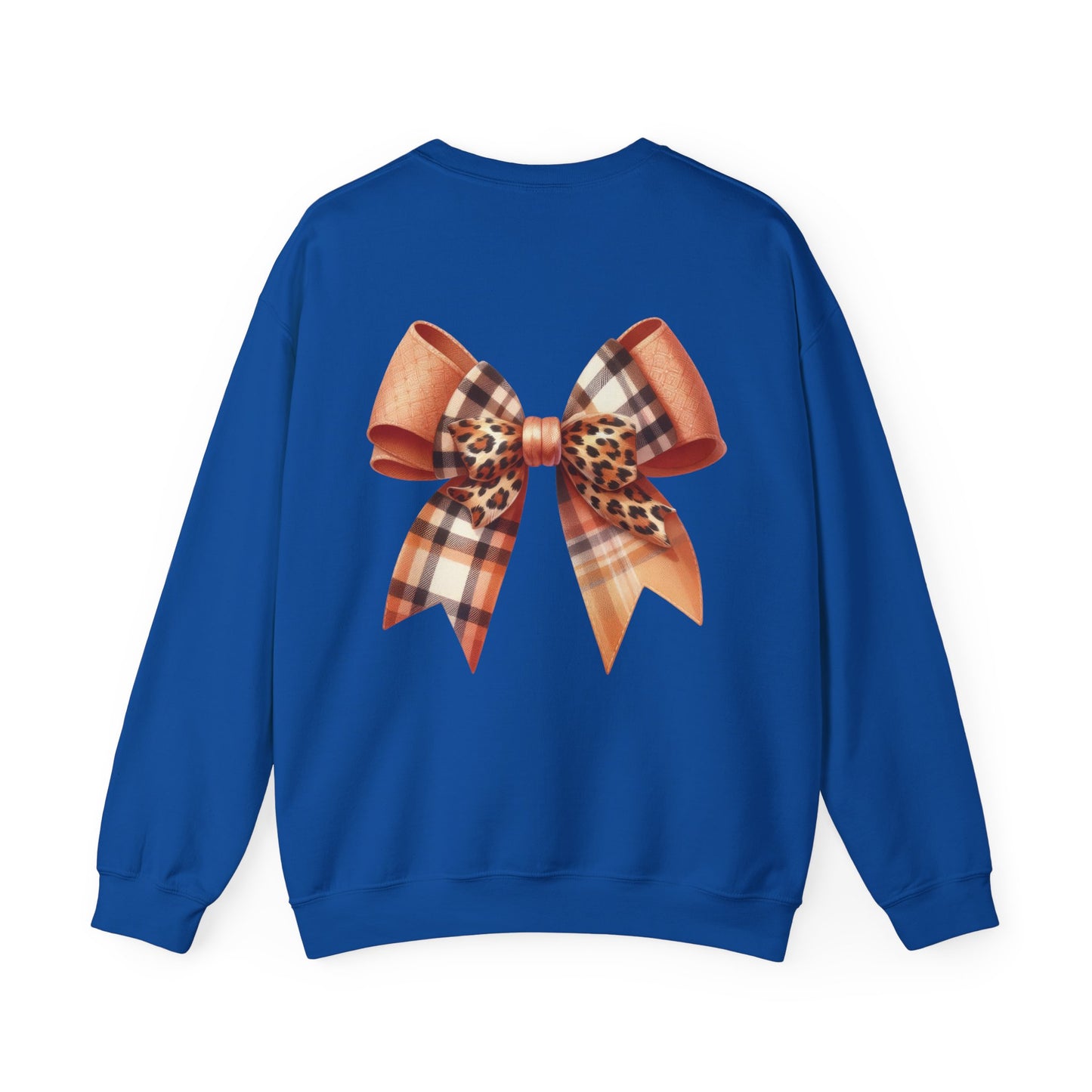 Autumn Highland Cow Charm Unisex Heavy Blend™ Crewneck Sweatshirt