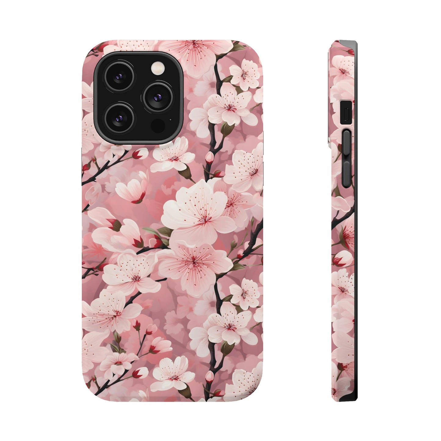 Cherry Blossom Magnetic Tough iPhone Cases