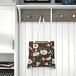 Blossom Elegance: Noir Garden Shoulder Tote Bag - Colorful Everyday Accessory