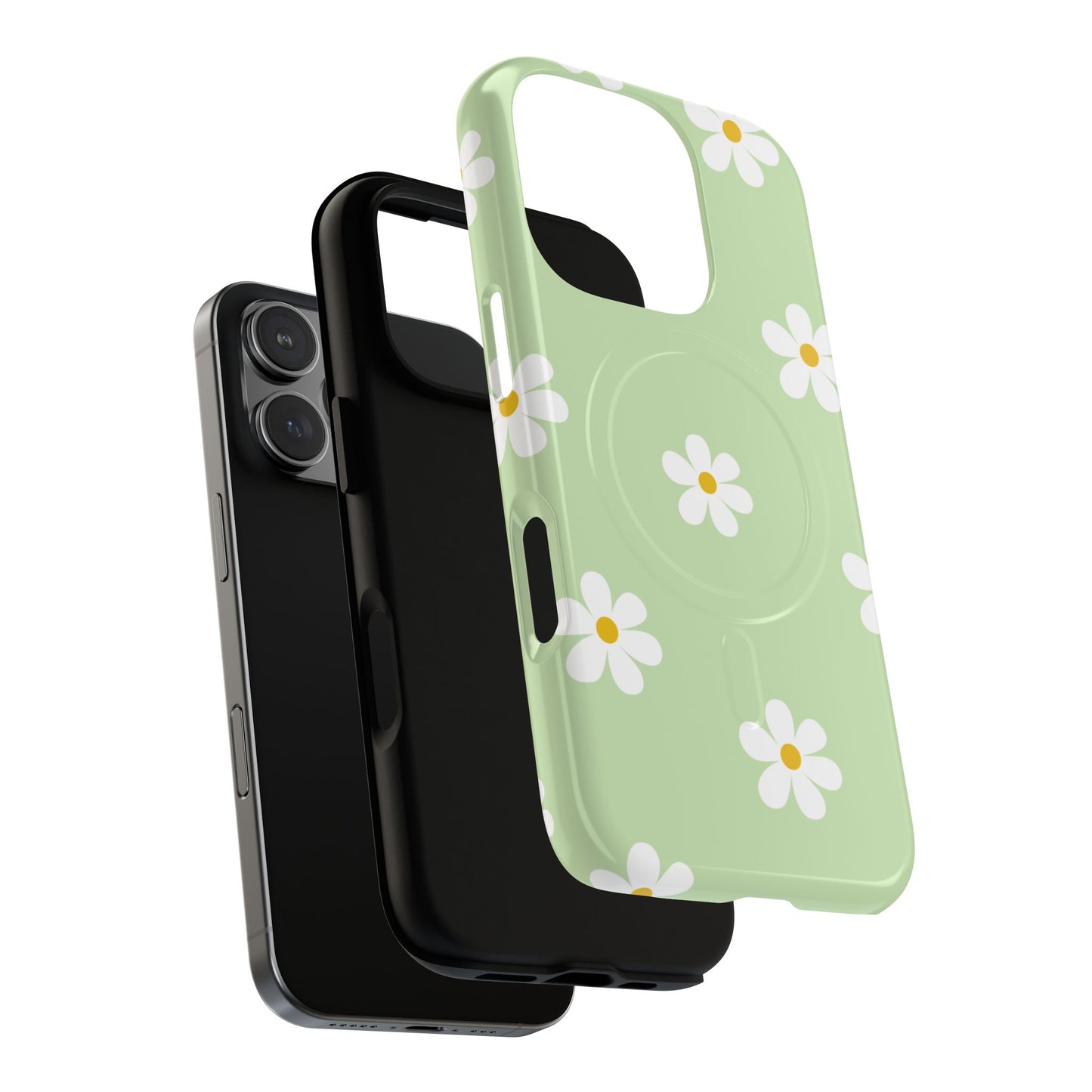 Floral Tough Magnetic Case, Flower iPhone Cover, Cute iPhone Case, Nature Inspired Accessory, Gift for Plant Lovers