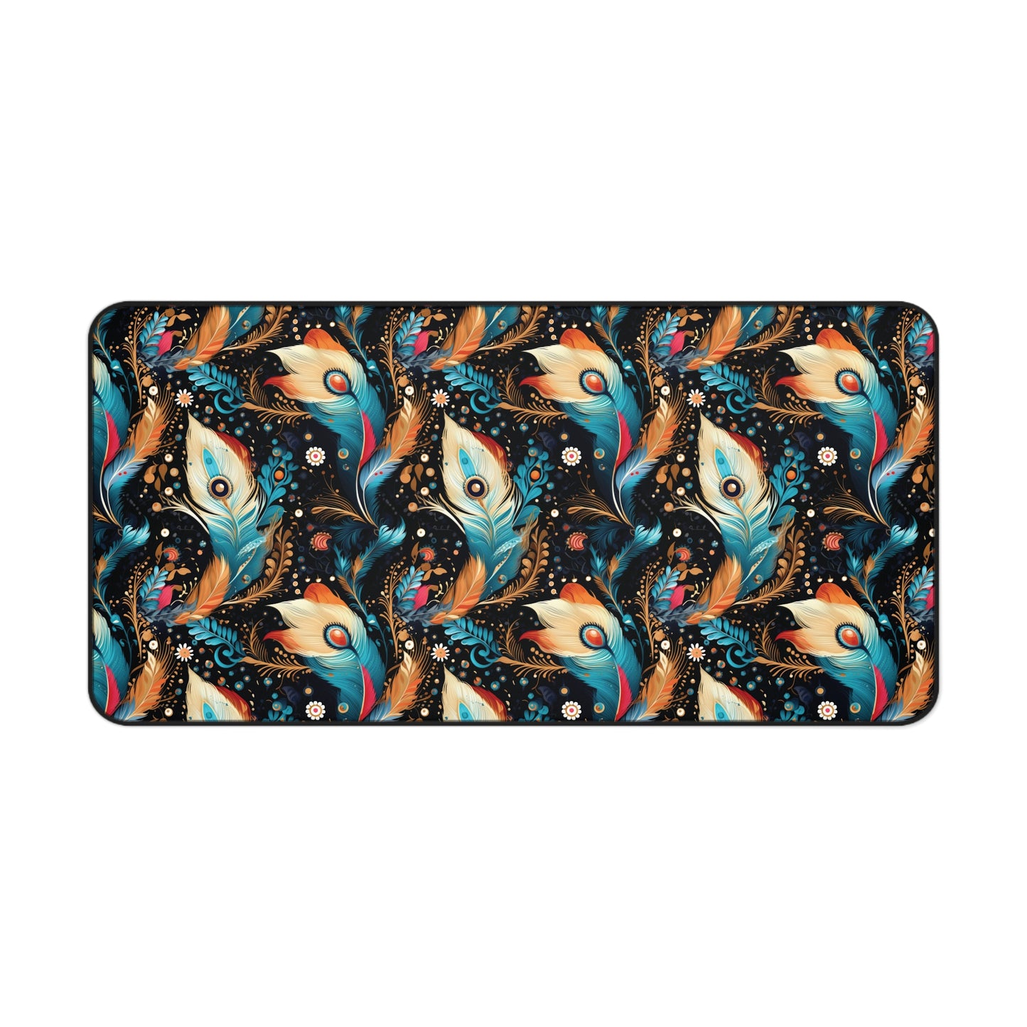 Ethereal Feathers Desk Mat