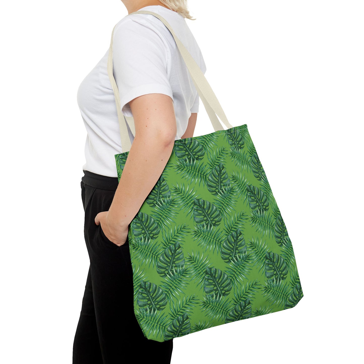 Green Tropical Bliss Tote Bag