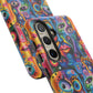 Psychedelic Visions Vibrant Samsung, iPhone and Google Pixel Phone Cases - Colorful Artistic Design