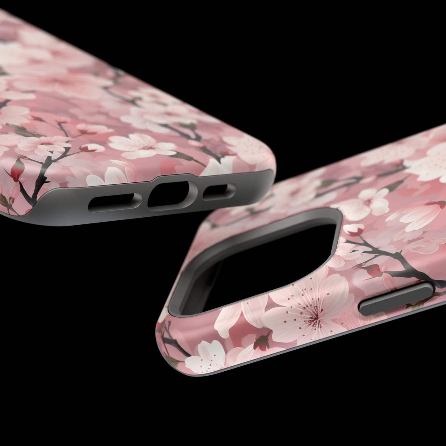 Cherry Blossom Magnetic Tough iPhone Cases