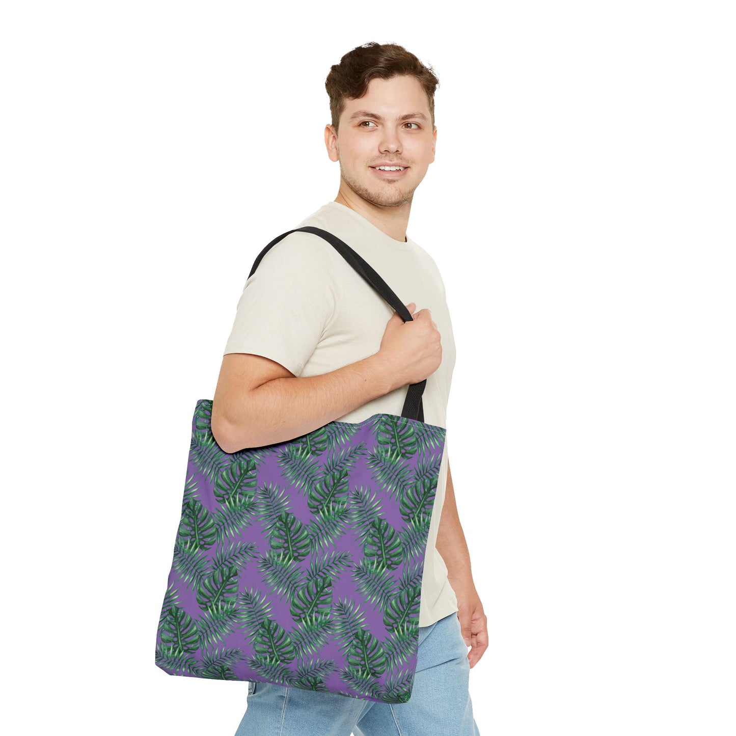 Purple Tropical Bliss Tote Bag