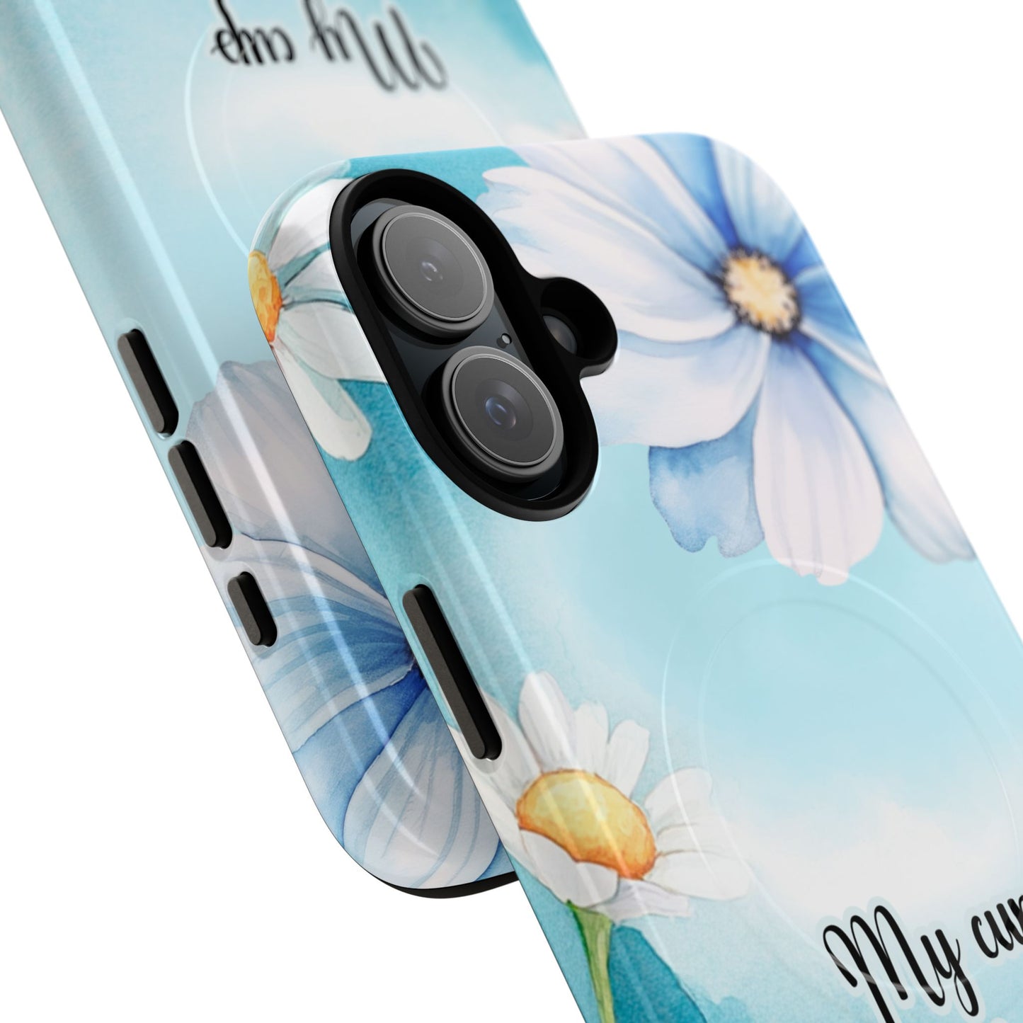 My Cup Overflows Psalm 23:5 | Inspirational Gift, Tough iPhone Magnetic Case | Scripture, Bible Verse, MagSafe® iPhone® Tough Case, iPhone 14, iPhone 15, iPhone 16, Pro, Pro Max, Plus,