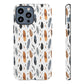 Whispering Feathers iPhone Tough Cases