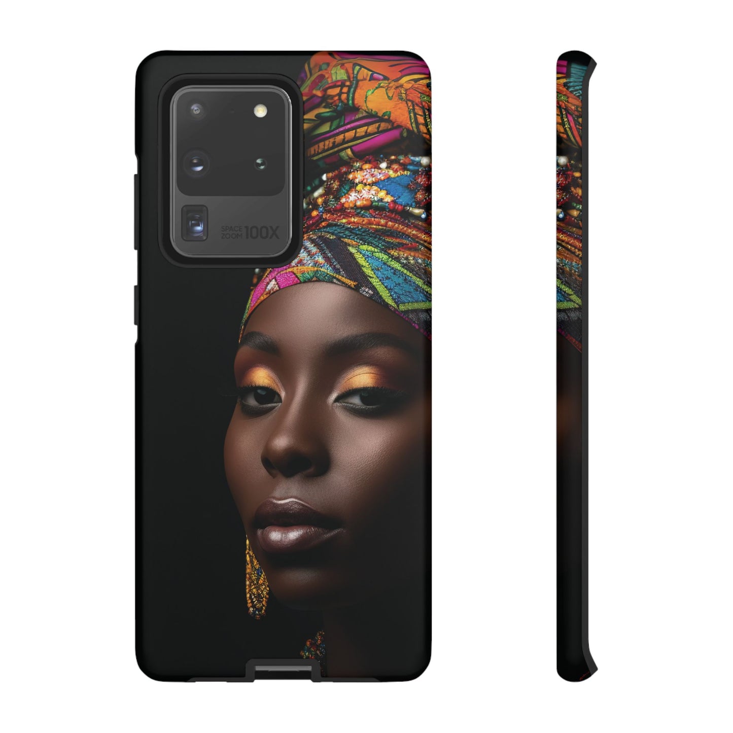 Regal Reflections: African Majesty Tough Google Pixel, iPhone and Samsung Cases.