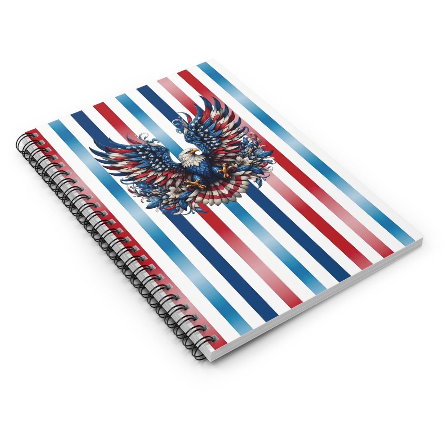 Patriotic Pride Spiral Notebook - Ruled Line (PY)