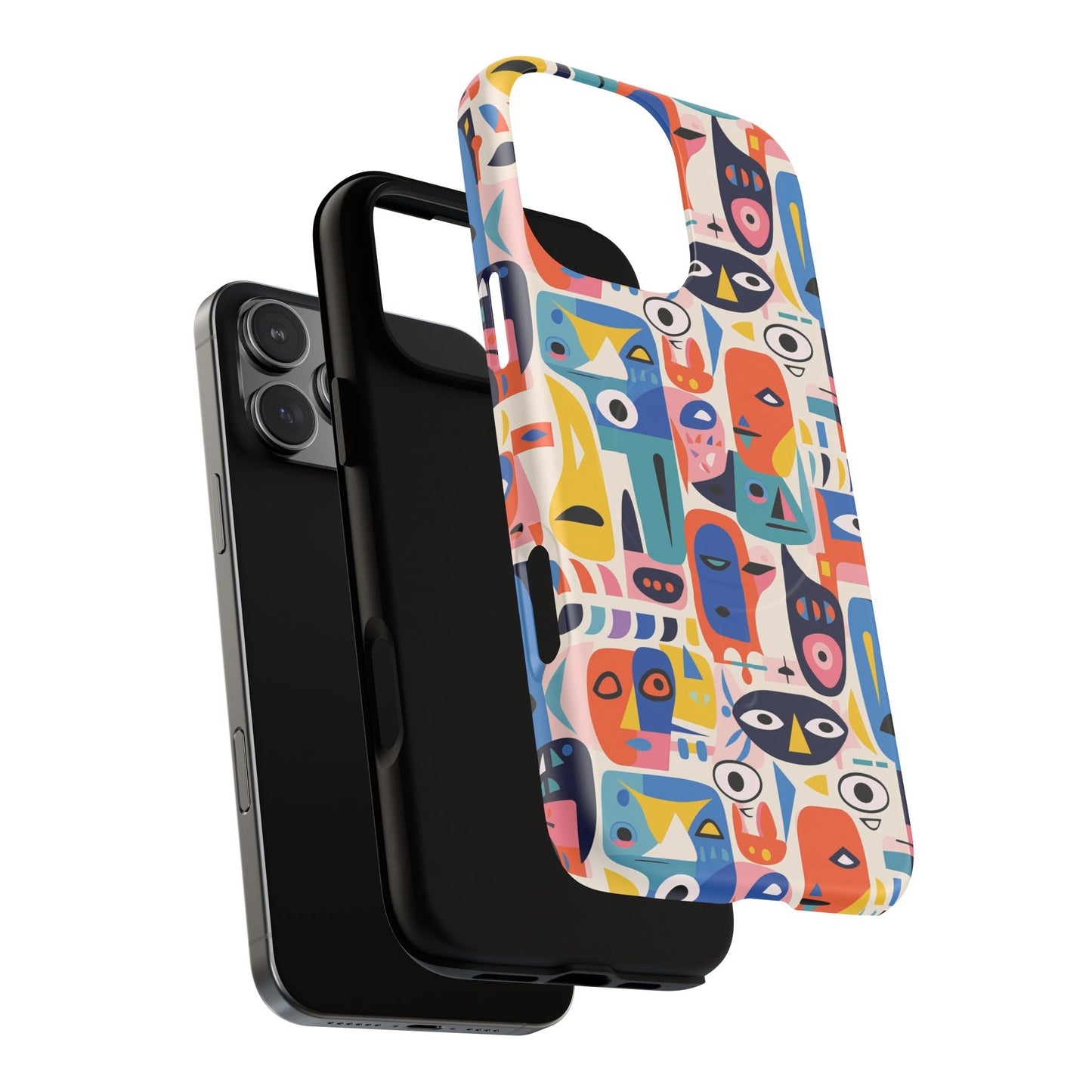 Vibrant Phone Case,  Magnetic iPhone Cover, Colorful Abstract Protection, Trendy Gift, Unique Tech Accessory, Art Phone Case