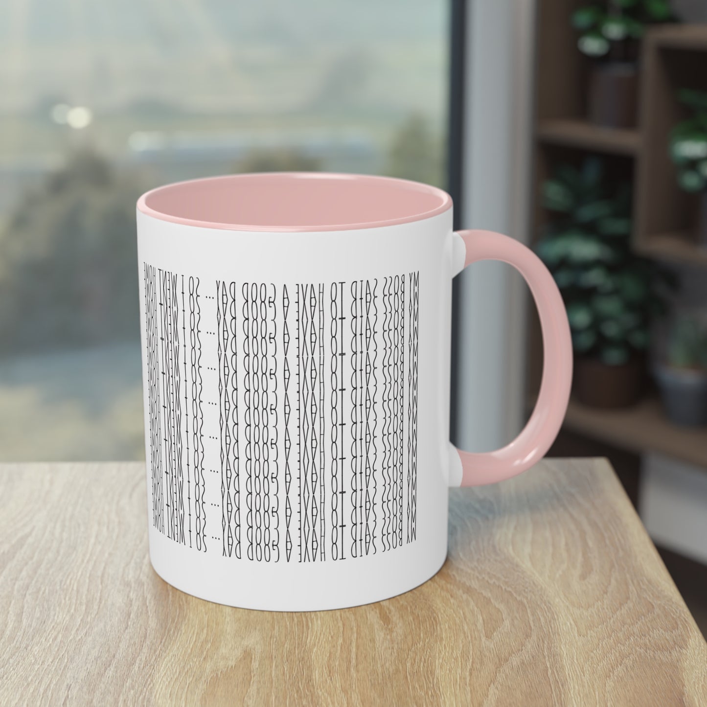 Two Tone Funny Hidden Message Mug - “My Boss said to have a good day… so I went home.”- Viral Optical Illusion Mug - Secret Sarcastic Work Message - Dishwasher Safe, Unique Gifts for Coffee Lovers, Home & Office Decor, Holiday Present.