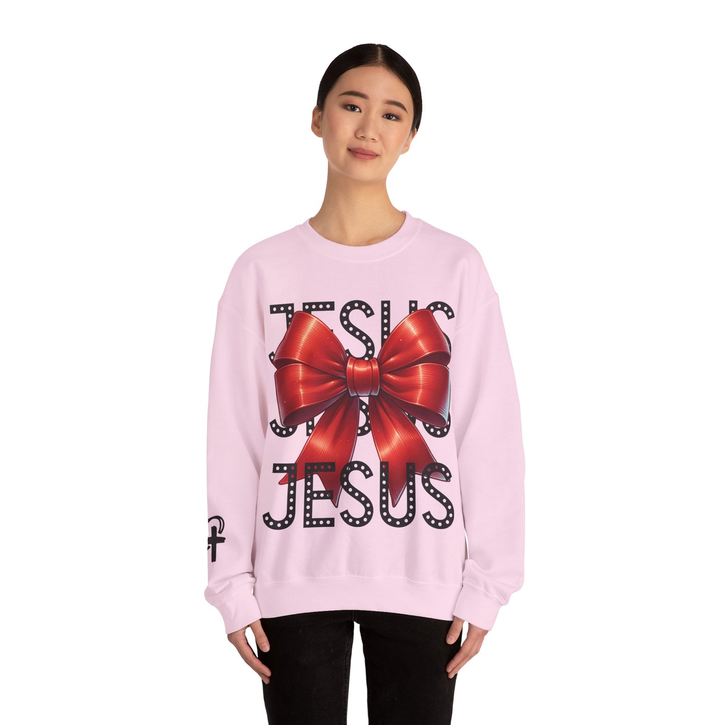 JESUS Unisex Heavy Blend™ Crewneck Sweatshirt.