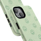 Green Smiley Face Magnetic iPhone Case