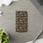 Book Stack Floral Flip iPhone and Samsung Phone Case — Vintage Library Wallet Cover.