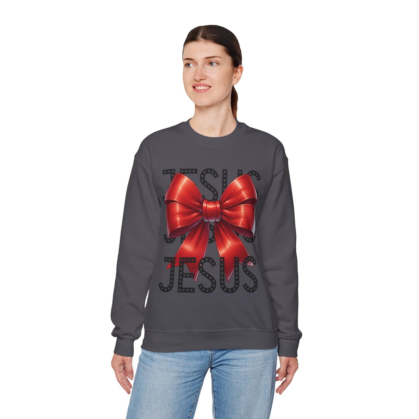 JESUS Unisex Heavy Gildan Blend™ Crewneck Sweatshirt.