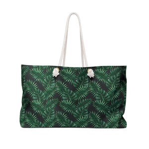 Black Tropical Bliss Weekender Bag