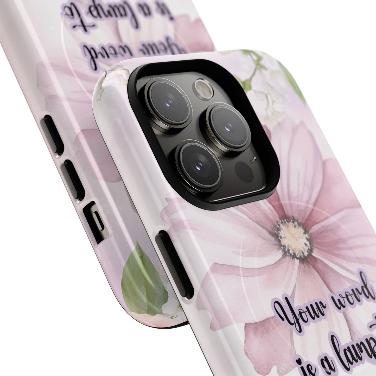 Your Word is a Lamp to My Feet Psalm 119:105 | Inspirational Gift, Tough iPhone Magnetic Case | Scripture, Bible Verse, MagSafe® iPhone® Tough Case, iPhone 14, iPhone 15, iPhone 16, Pro, Pro Max, Plus