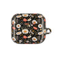 Blossom Elegance: Noir Garden AirPod Case - Chic Floral Design for Nature Lovers- Airpods Pro Gen 1 and 2, Gen 1 to 4.