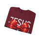 JESUS Unisex Heavy Blend™ Crewneck Sweatshirt.