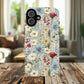 Meadow Whispers Tough iPhone Magnetic Case, Durable iPhone Protection, MagSafe Compatibility Phone Gift for Her, Spring Vibes, Modern Floral Design, Unique Gift Idea
