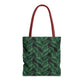 Black Tropical Bliss Tote Bag