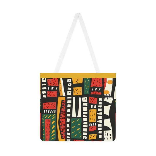 Tribal Harmony Shoulder Tote Bag - Colorful Everyday Accessory