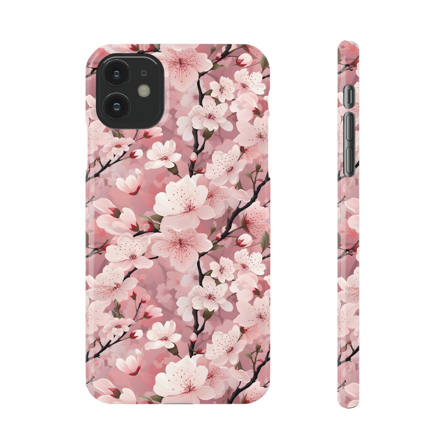 Cherry Blossom Slim Phone Cases for iPhone and Samsung