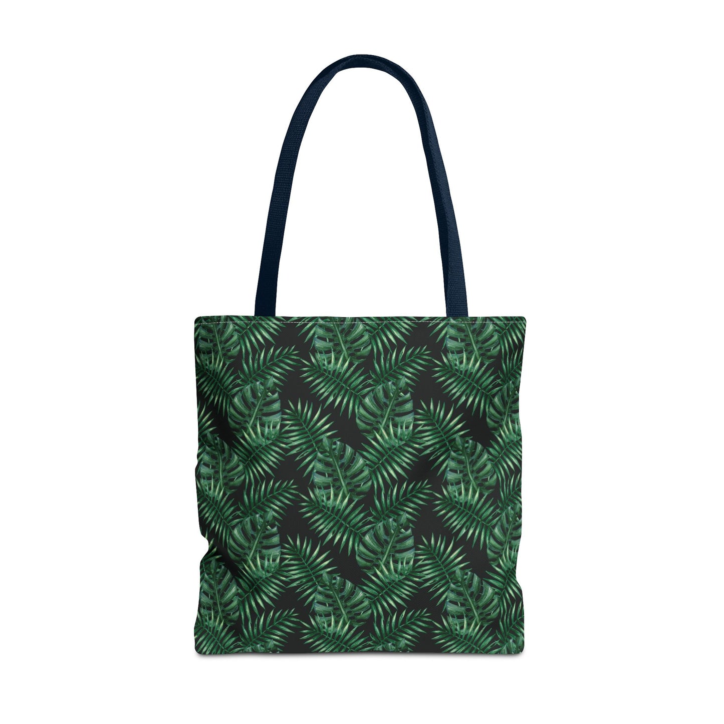 Black Tropical Bliss Tote Bag