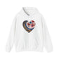 Floral Heart Unisex Heavy Blend™ Hooded Sweatshirt